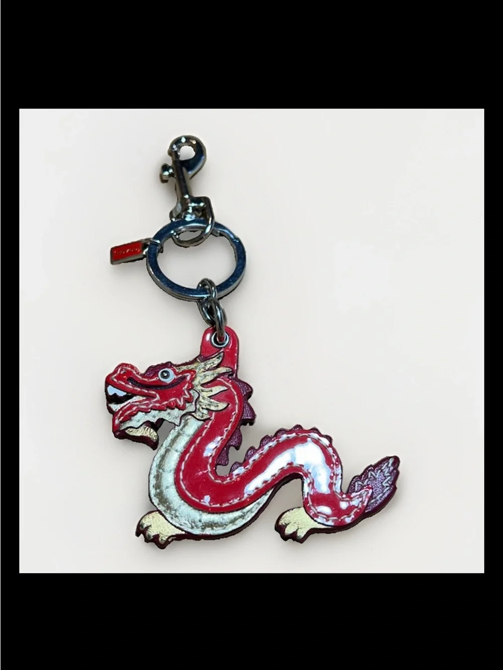Coach Bag Charm 2012 Lunar New Year “ Year Of The Dragon” Very Rare/Vintage Ltd.